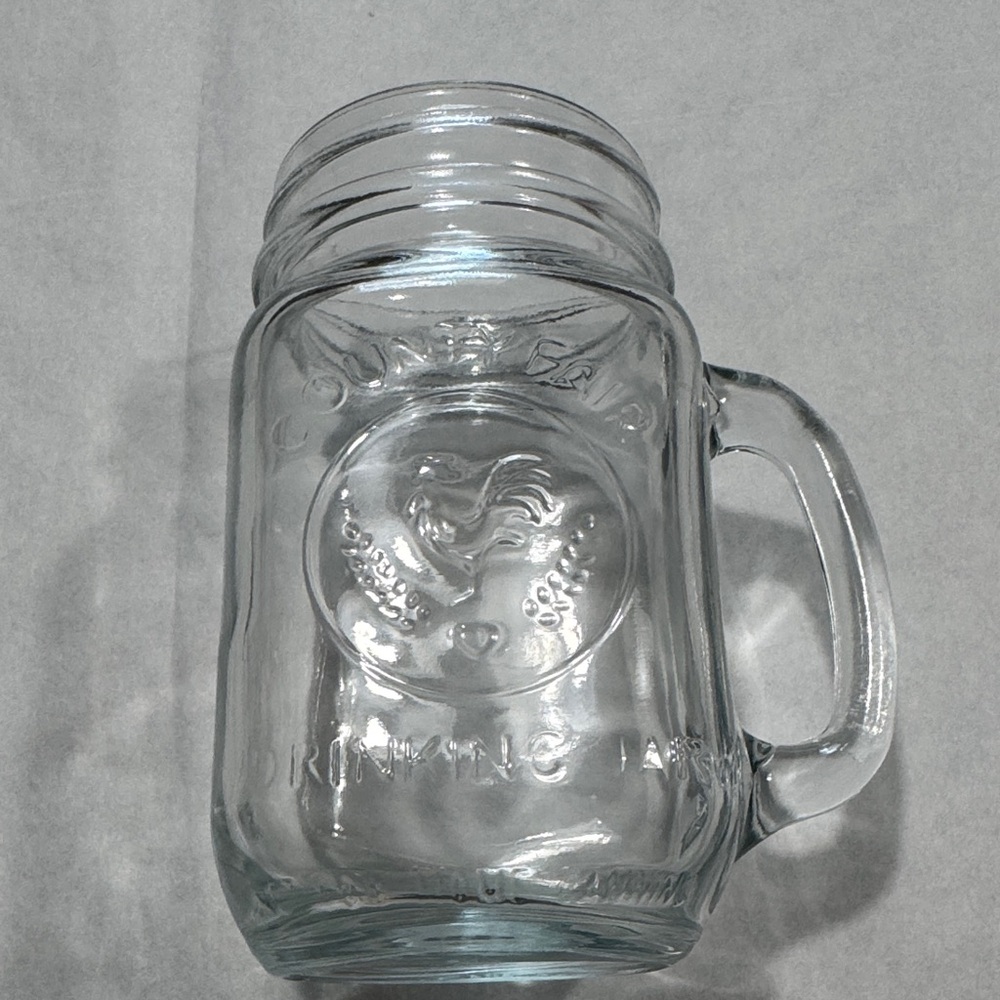 Libby County Fair drinking jar. Clear glass. Like new condition.